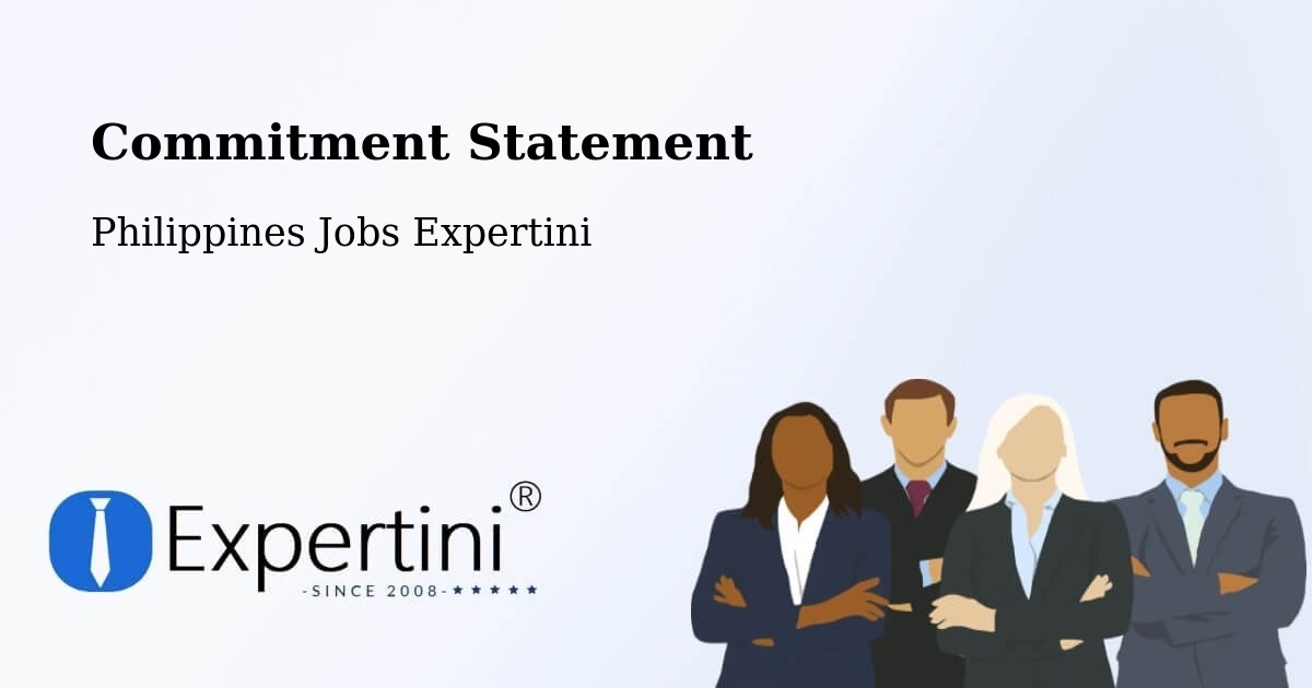 Corporate Commitment – Sadsalan - Philippines Jobs Expertini